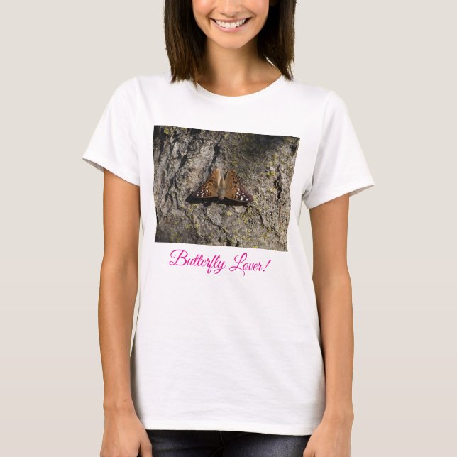 Camiseta Amante de Borboleta (Frente)