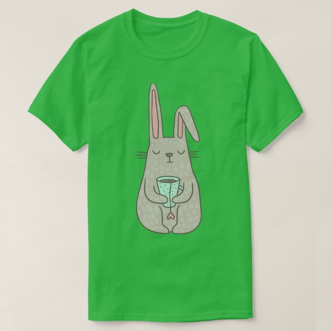 Camiseta Amante de Bunny Tea (Frente do Design)