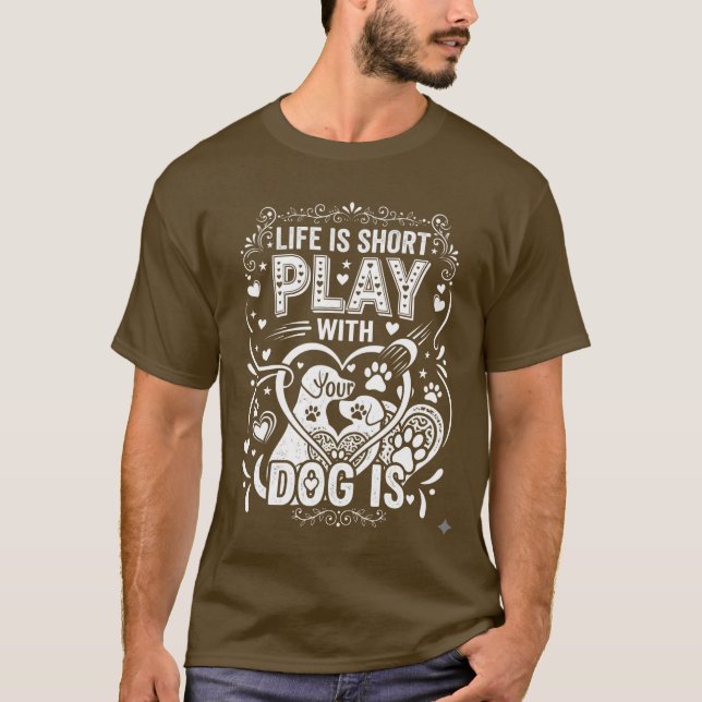 Camiseta Amante de Cachorro (Frente)