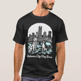 Camiseta Amante de cachorro da cidade de Oklahoma OKC