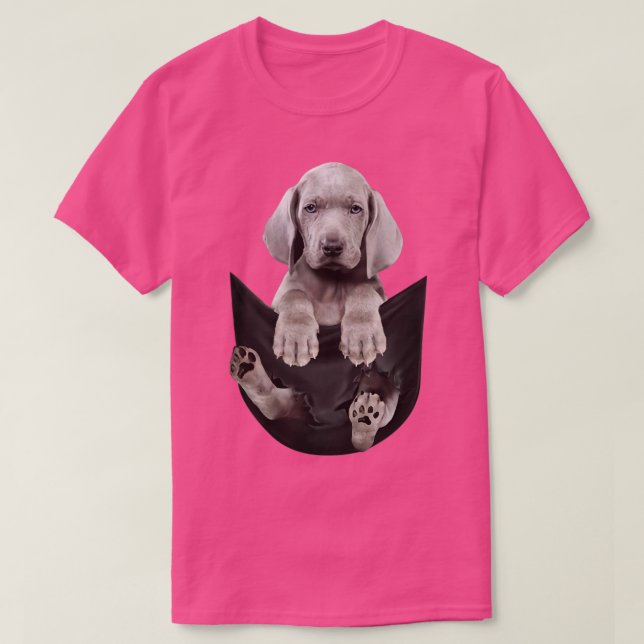 Camiseta amante de cachorro do weimaraner (Frente do Design)