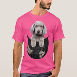 Camiseta amante de cachorro do weimaraner