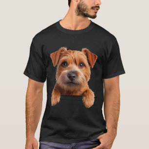 Camiseta amante de cachorro engraçado fofo Norfolk terrier