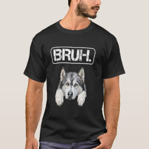 Camiseta Amante de Cachorro Engraçado Malamute do Alasca