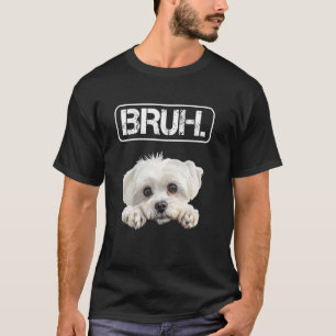 Camiseta Amante de Cachorro Engraçado Maltês