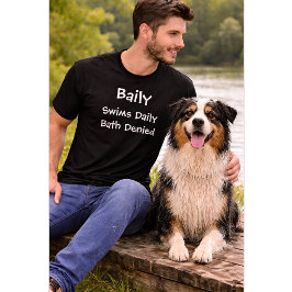 Camiseta Amante de Cachorro Personalizado | Nega Banho Diár