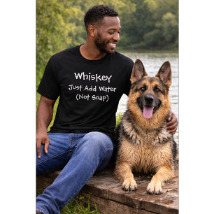 Camiseta Amante de Cachorro Personalizado Só Adicione Águ