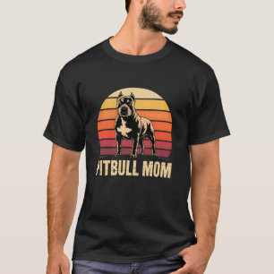 Camiseta Amante de Cachorro Pit Bull Mãe Pitbull