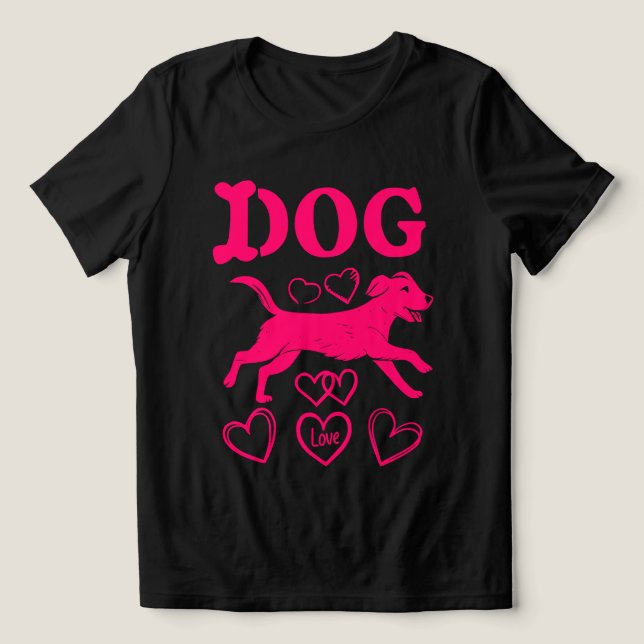 Camiseta Amante de Cachorro, Presente Divertido pa (Design frontal)