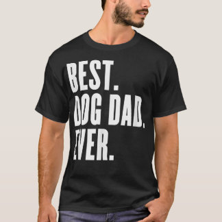 Camiseta Amante De Cães Engraçado Melhor Pai De Cachorro Nu