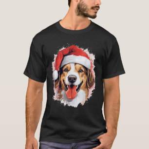 Camiseta Amante de cães fofos e engraçados celebrando o Nat