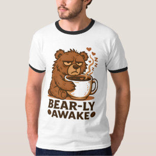 Camiseta Amante de Café Mal Acordado Design