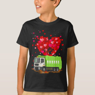 Camiseta Amante de Caminhão de Lixo Design em Formato de Co