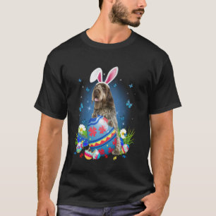 Camiseta Amante de Cão Griffon de Cabelo Raspado Fofo de Pá