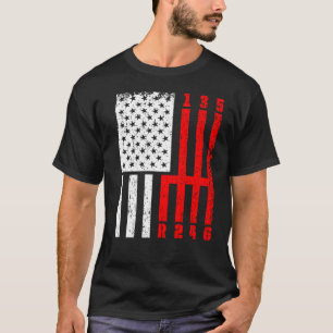Camiseta Amante de Carro Gráfico Retro Mecânico de Veículos