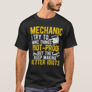 Camiseta Amante de Carro Tuner Consertando Ferramentas de M