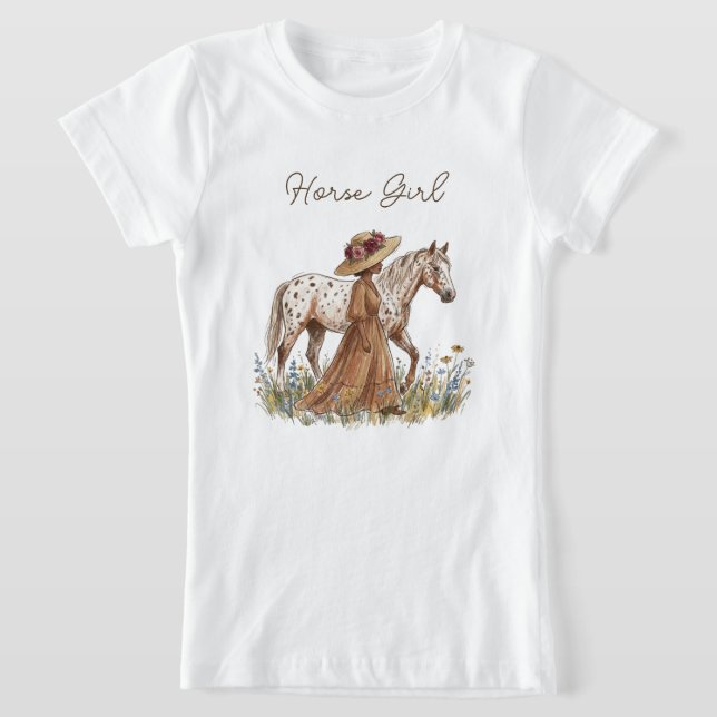 Camiseta Amante de Cavalos Elegantes (Postura )
