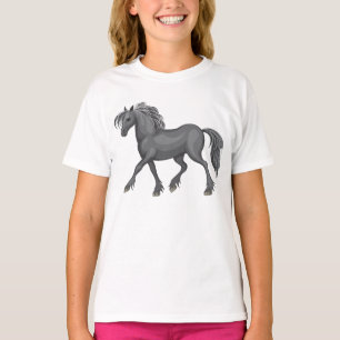 Camiseta Amante de Cavalos Equestre Cowgirl Fazenda de Cava