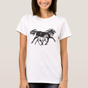 Camiseta Amante de Cavalos, Garanhão, Cavalos Equestre Cowg