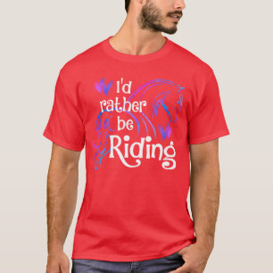Camiseta Amante de Cavalos ID DE PREFERÊNCIA ESTAR CAVALGAN