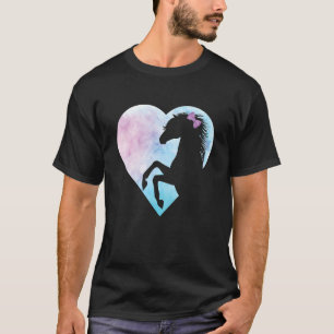 Camiseta Amante de cavalos para meninas e mulheres que amam