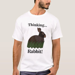 Camiseta Amante de Coelho Fofinho Falador de Coelho