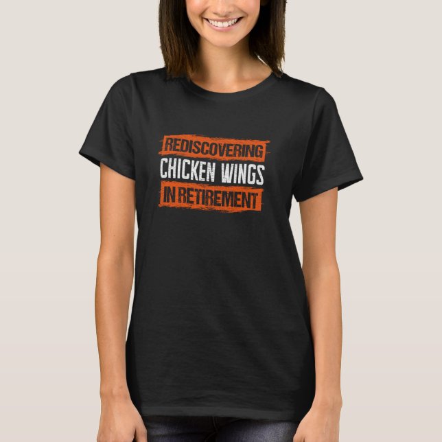 Camiseta Amante de Comida Aposentada Engraçada Comendo Lanc (Frente)
