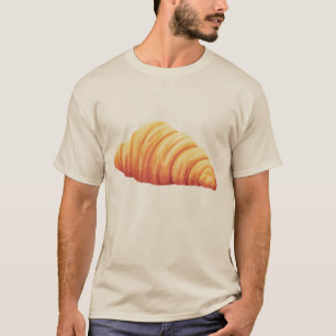 Camiseta amante de croissant, topo de pastel de croissant,