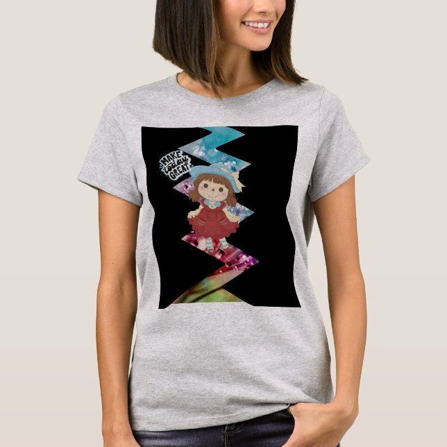 Camiseta Amante de desenho animado (Frente)
