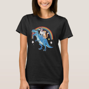 Camiseta Amante de Dinossauros Gato Dinossauro Paleontólogo