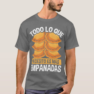 Camiseta Amante de Empanadas Fazendo Comida Latina Hispânic