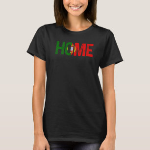 Camiseta Amante de Esportes Portugal Bandeira Divertida Cas