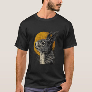 Camiseta Amante de Esquilo Vida Selvagem Natureza Roedor Fl