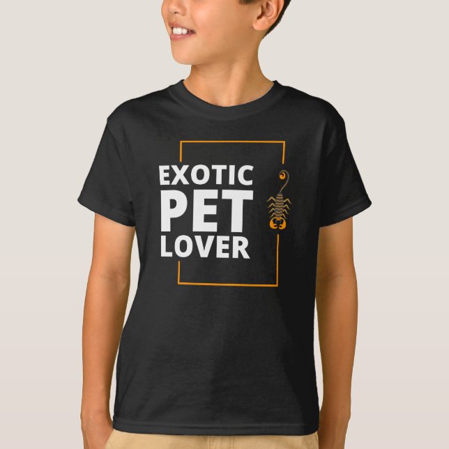 Camiseta Amante de estimação exótica (Frente)