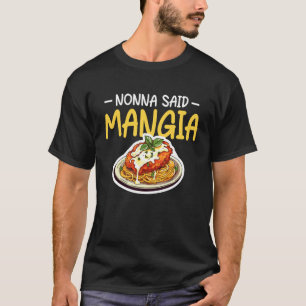 Camiseta Amante de Frango à Parmegiana Disse Nonna Mangia