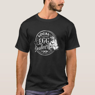 Camiseta Amante de Frango Comerciante de Ovos Local