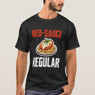 Camiseta Amante de Frango Parm Regular Molho Vermelho