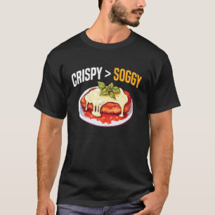 Camiseta Amante de frango parmegiana crocante encharcado