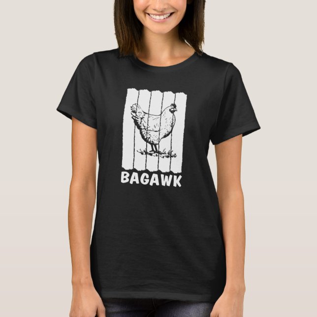Camiseta Amante de Frango Preto (Frente)