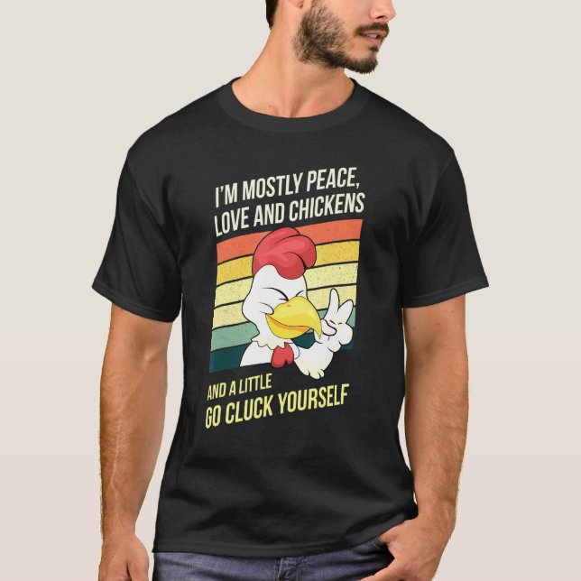 Camiseta Amante de Frango Vá Se Gluck (Frente)