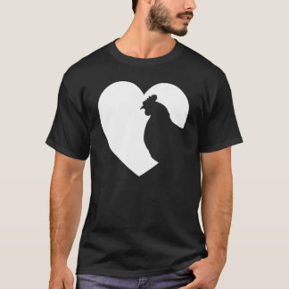 Camiseta Amante de Galinhas Homens Mulheres Meninas Mãe Sen