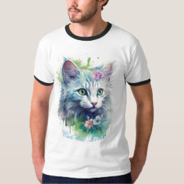 Camiseta Amante de gato bonito