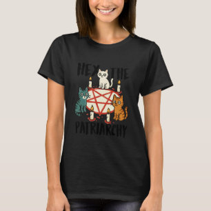 Camiseta Amante de Gato Feminista Mulher Empoderada Hexa O