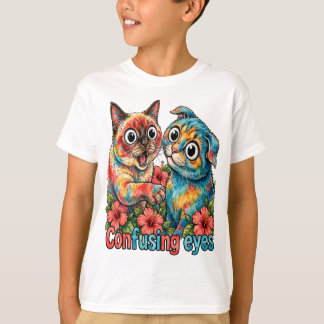 Camiseta Amante de Gato Fofo Charme Siamês e Chartreux