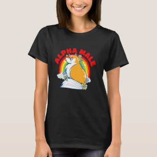 Camiseta Amante de Gato Macho Alfa Humor de Gato Pai de Gat
