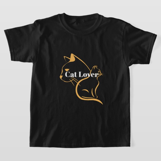 Camiseta Amante de Gatos (Postura )