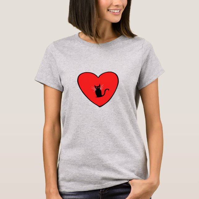 Camiseta Amante de Gatos (Frente)