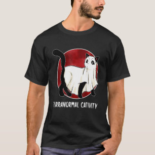 Camiseta Amante de Gatos Atividade Paranormal Gatinho Fanta