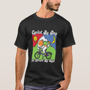 Camiseta Amante de Gatos Ciclista Ciclismo Bicicletas Bicic