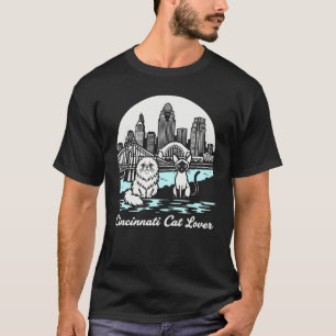 Camiseta Amante de Gatos de Cincinnati Ohio